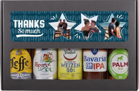 alcoholvrij bierpakket personaliseerbaar